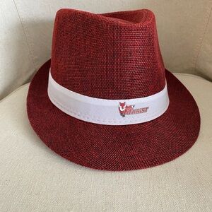 Marist Red Fedora with White Band Sean Stellato Day Tommy Cutlets